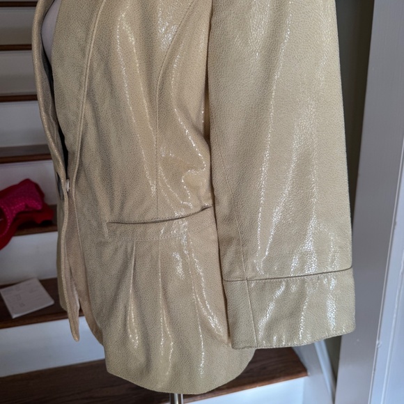 Leather Lafayette 148 New York Jacket - Vintage - Sz 6 - Picture 5 of 8